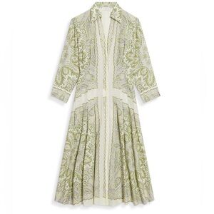 Sandro Margaret Printed Shirt Dress size 36/US 4